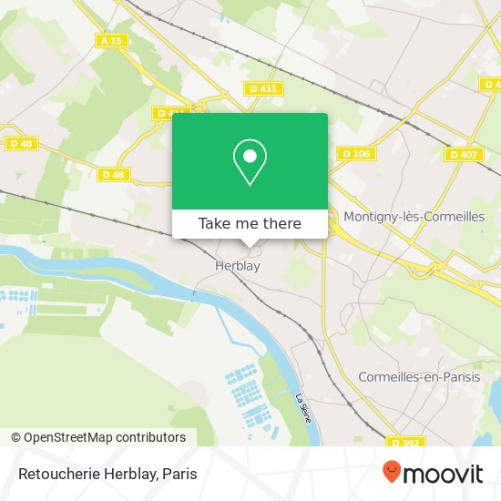 Mapa Retoucherie Herblay