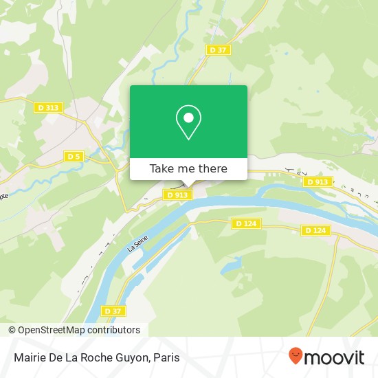 Mapa Mairie De La Roche Guyon