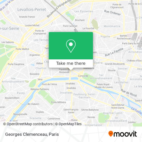 Mapa Georges Clemenceau