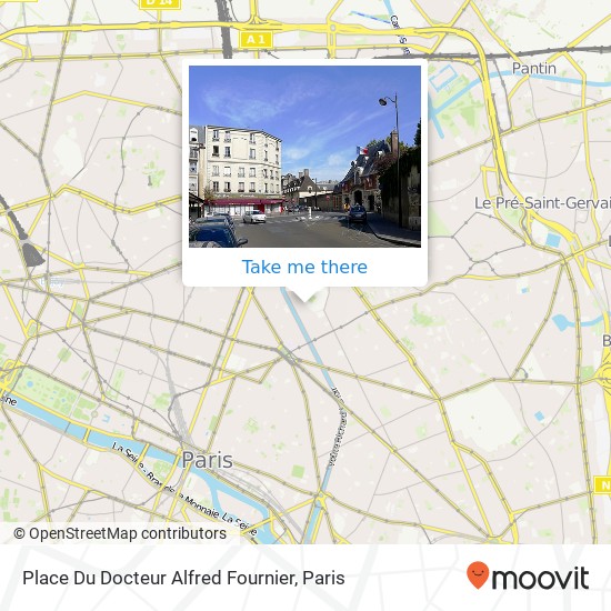 Mapa Place Du Docteur Alfred Fournier