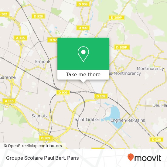 Groupe Scolaire Paul Bert map