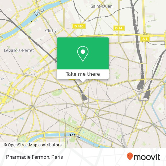 Mapa Pharmacie Fermon