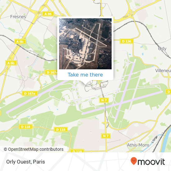 Orly Ouest map