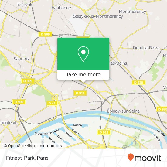 Mapa Fitness Park