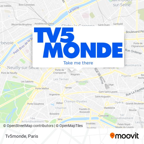 Tv5monde map