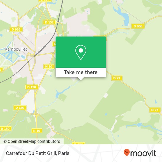 Carrefour Du Petit Grill map