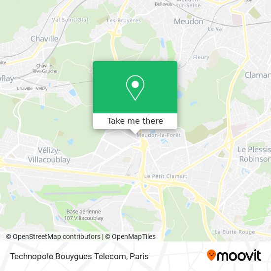 Mapa Technopole Bouygues Telecom