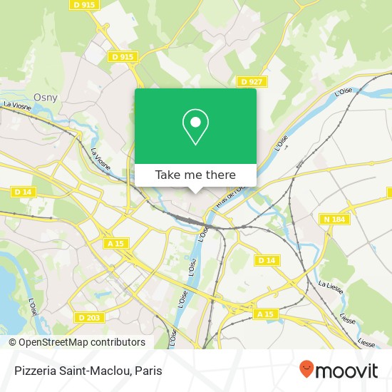 Pizzeria Saint-Maclou map