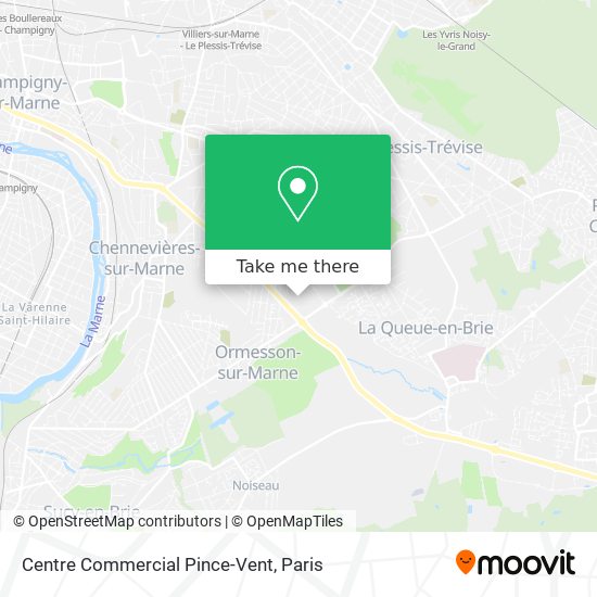 Centre Commercial Pince-Vent map