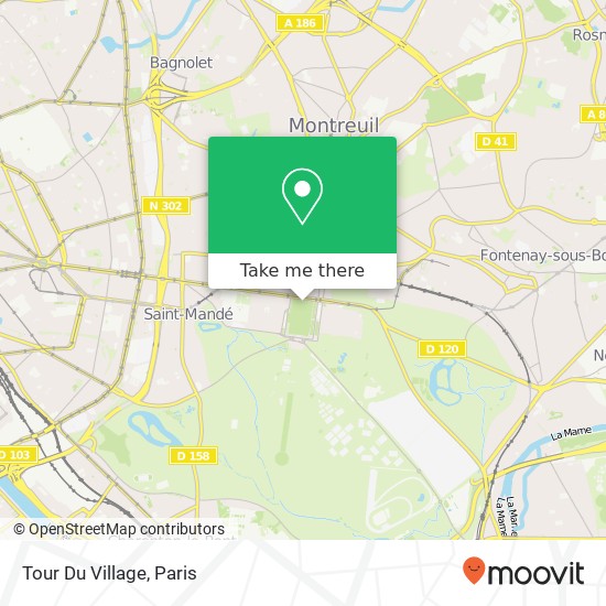 Tour Du Village map