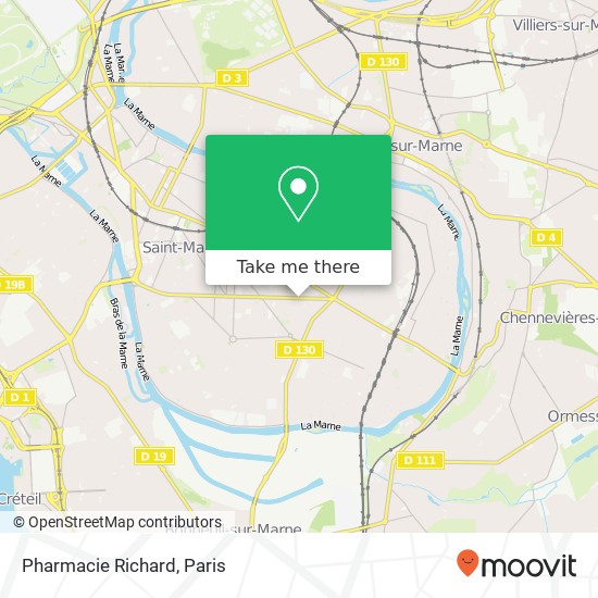 Pharmacie Richard map