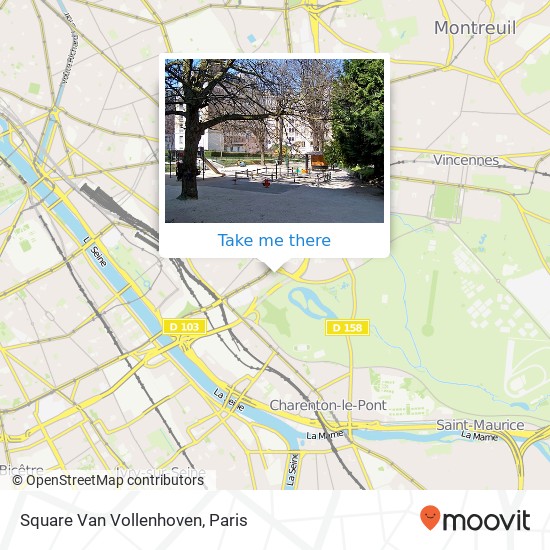 Mapa Square Van Vollenhoven