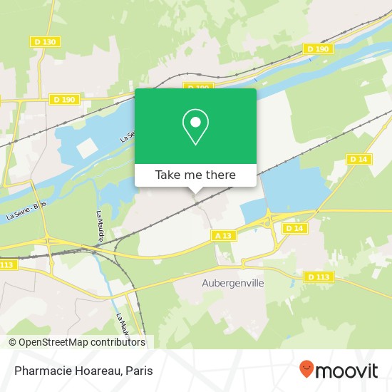 Mapa Pharmacie Hoareau