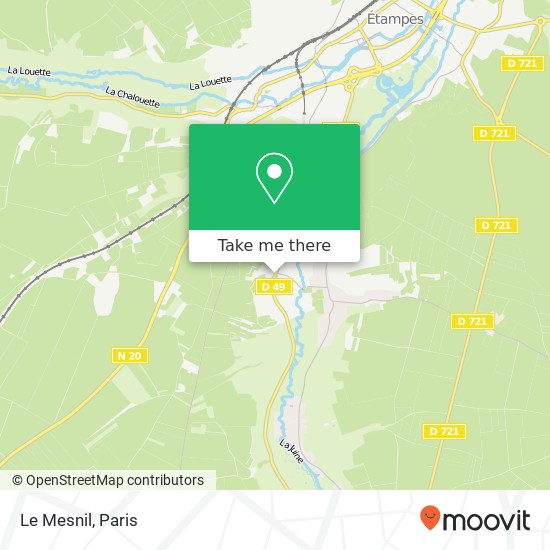 Le Mesnil map