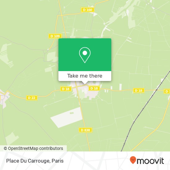 Mapa Place Du Carrouge