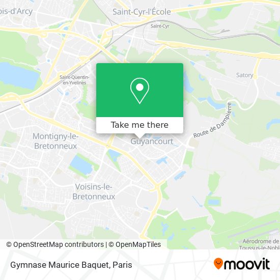 Gymnase Maurice Baquet map