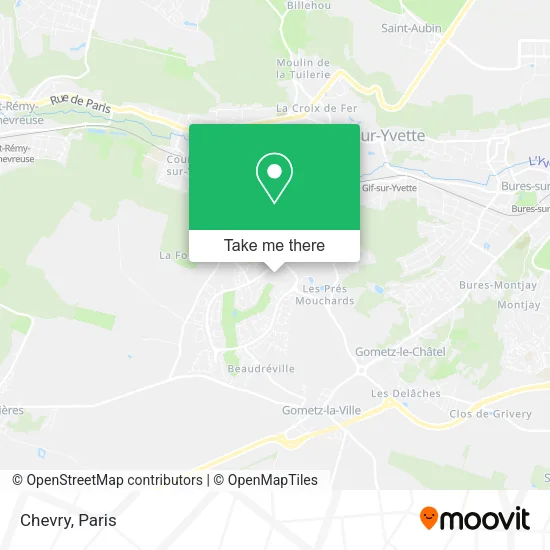 Chevry map