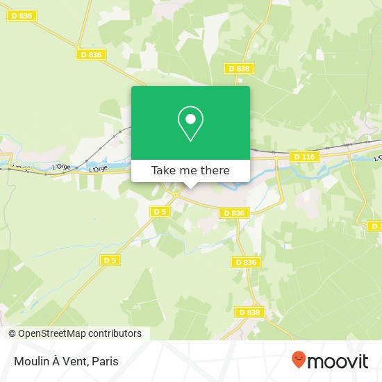 Moulin À Vent map