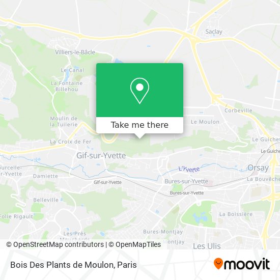 Bois Des Plants de Moulon map