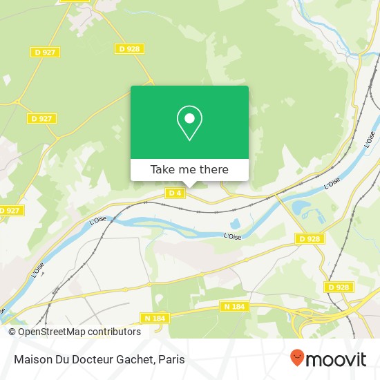 Maison Du Docteur Gachet map