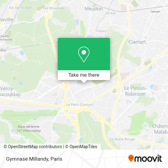 Gymnase Millandy map