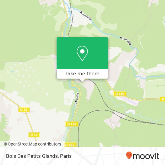 Bois Des Petits Glands map