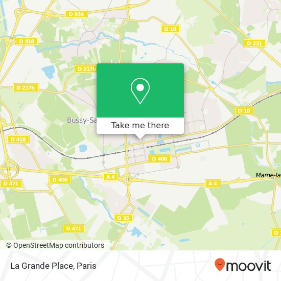 La Grande Place map