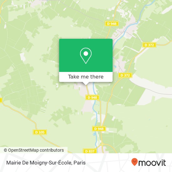 Mairie De Moigny-Sur-École map