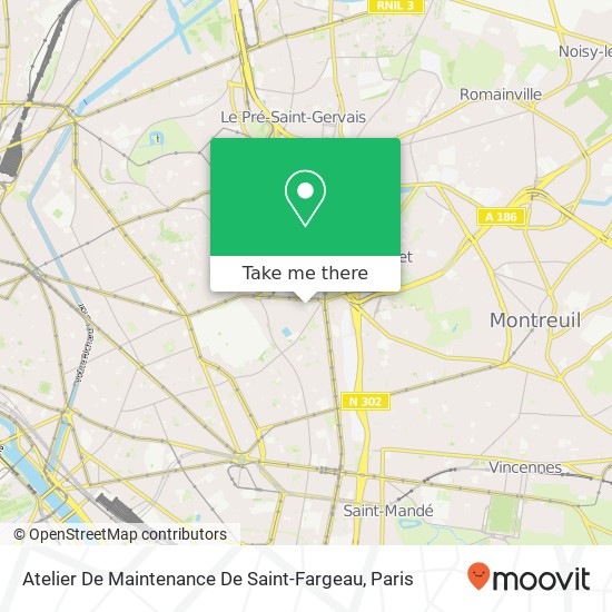 Mapa Atelier De Maintenance De Saint-Fargeau