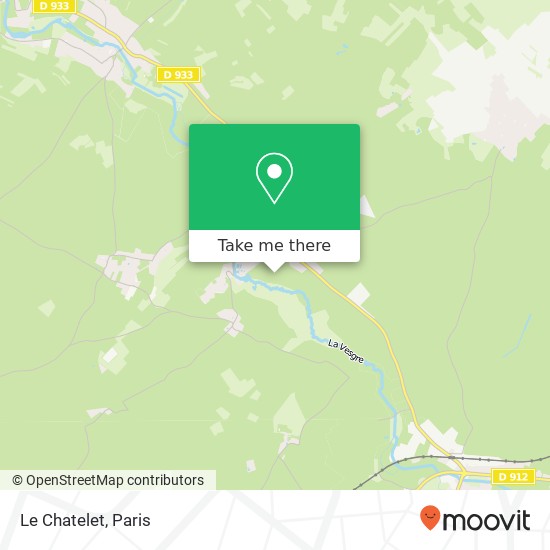 Mapa Le Chatelet
