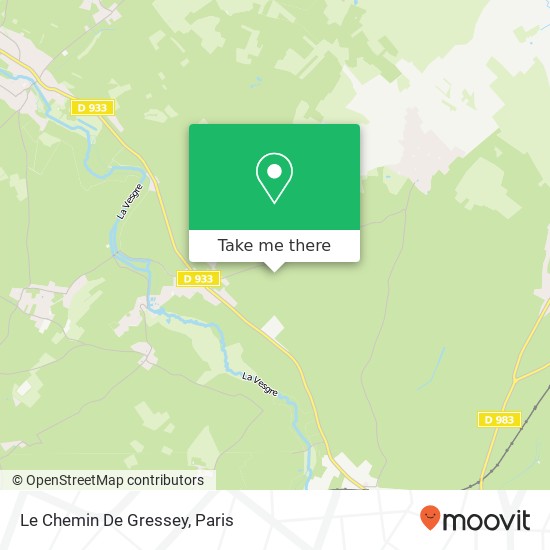 Le Chemin De Gressey map