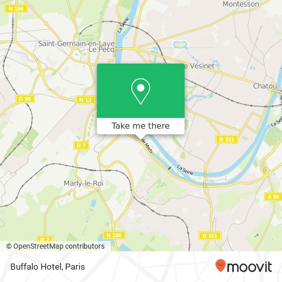 Mapa Buffalo Hotel