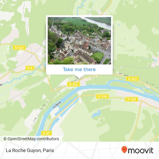 La Roche Guyon map