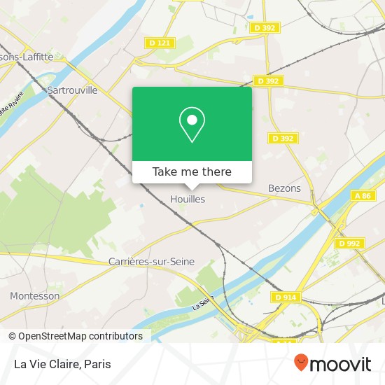 La Vie Claire map