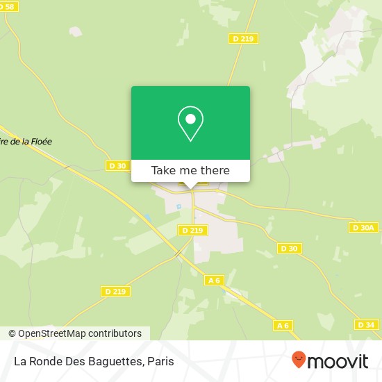 La Ronde Des Baguettes map
