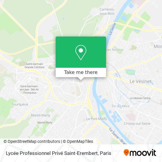 Lycée Professionnel Privé Saint-Erembert map