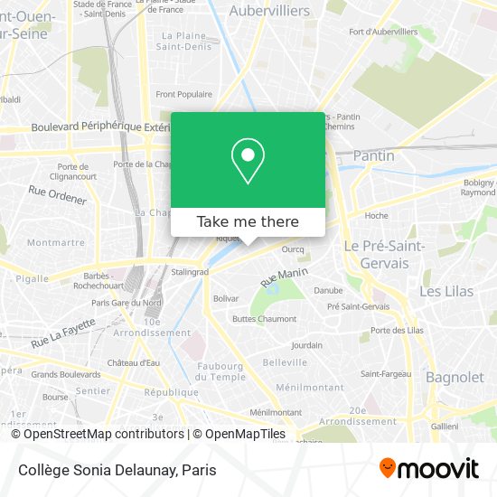 Collège Sonia Delaunay map