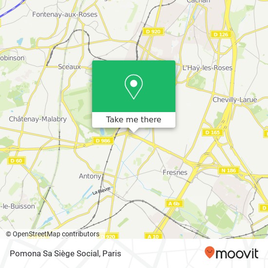 Pomona Sa Siège Social map