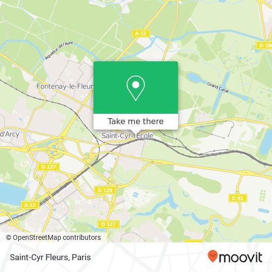 Saint-Cyr Fleurs map