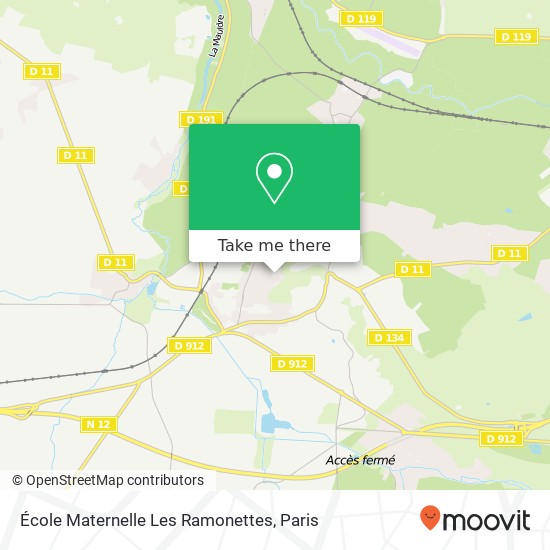 École Maternelle Les Ramonettes map
