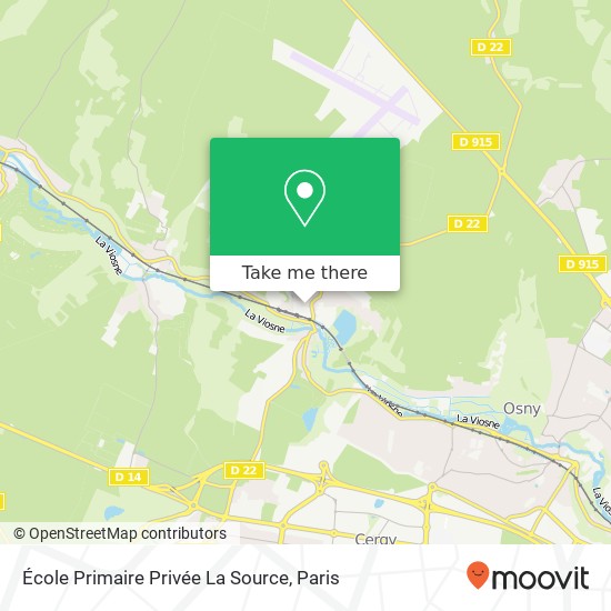 École Primaire Privée La Source map