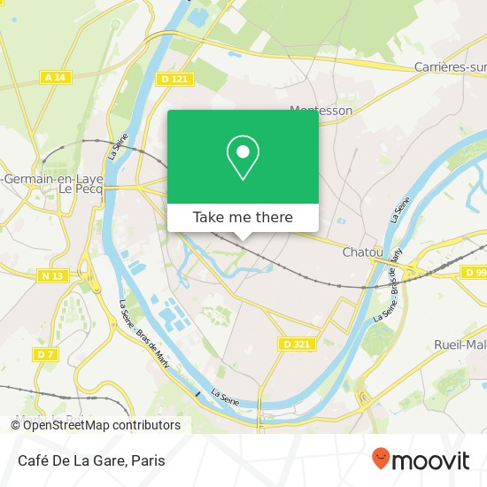 Mapa Café De La Gare