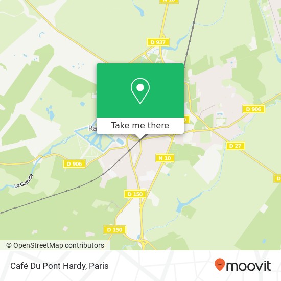 Mapa Café Du Pont Hardy