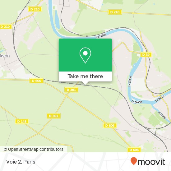 Voie 2 map