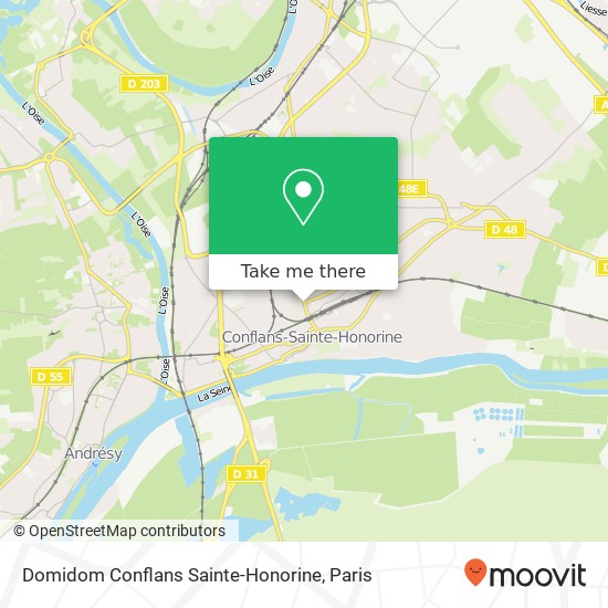 Domidom Conflans Sainte-Honorine map