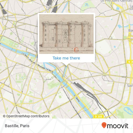 Bastille map