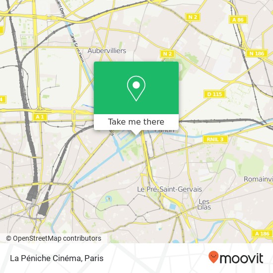 La Péniche Cinéma map
