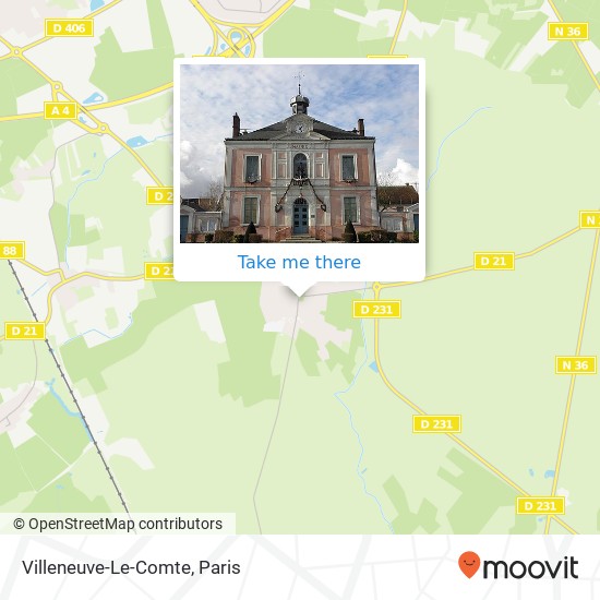 Villeneuve-Le-Comte map