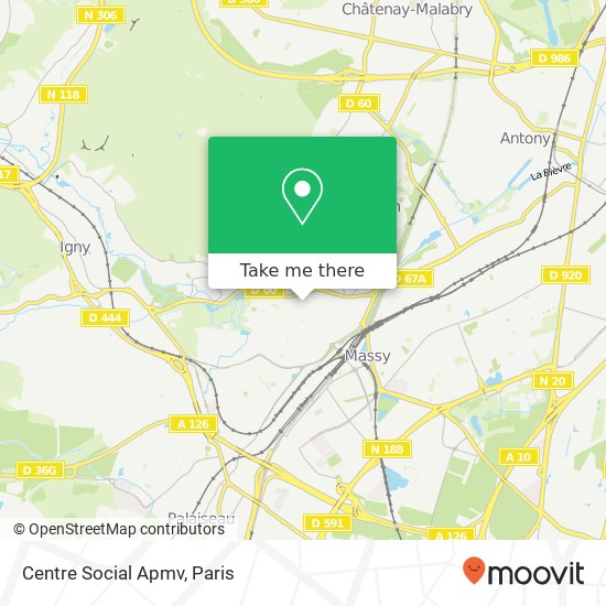 Centre Social Apmv map
