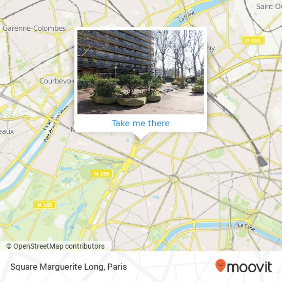 Square Marguerite Long map